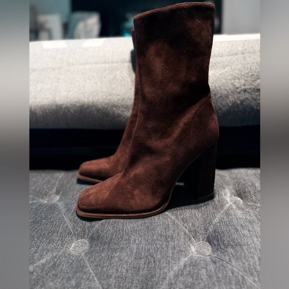 Steve Madden Size 8 1/2 Chocolate Lockwood Mid Calf Boot NEW - Picture 5 of 5
